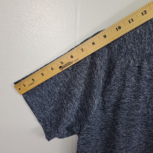 Under Armour Women’s HeatGear Tech Tee Shirt Blue Heather‎ Size L - Picture 8 of 8